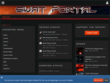 Tablet Screenshot of crossfire.swat-portal.com